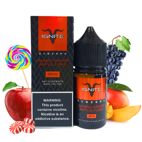 Ignite Salt - Mango Grape Apple Pops - 30ML