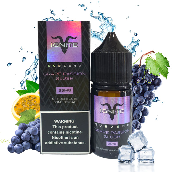 Ignite Salt - Grape Passion Slush - 30ML